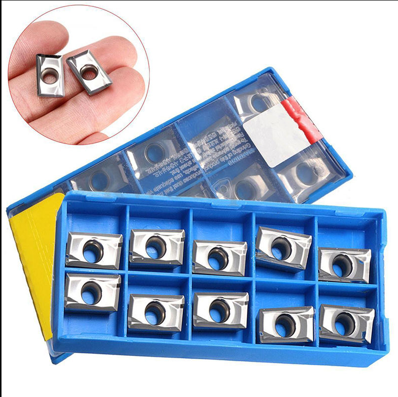 10pcs APKT1604PDFR-MA3 H01 Milling Indexable Carbide Inserts Blades For Aluminum