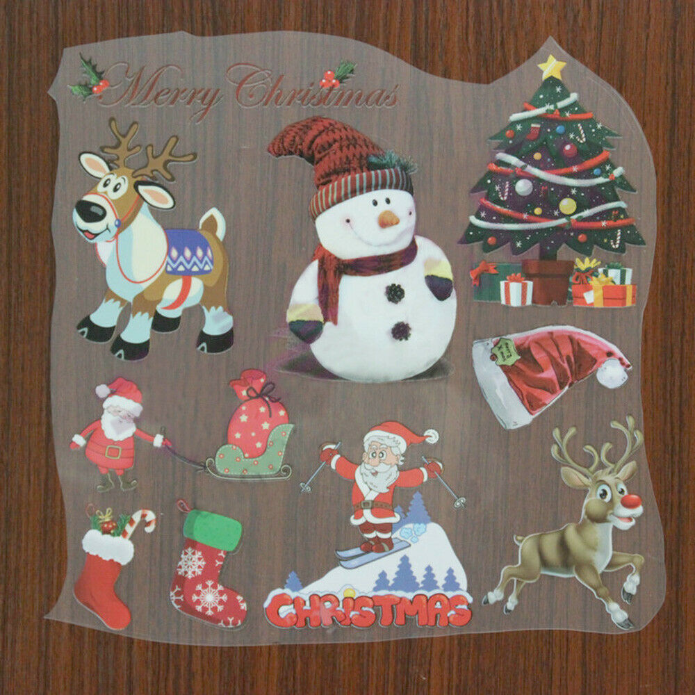 Christmas Cartoon Series Heat Transfer Patch DIY T-shirt Clothing Iron-on Decals