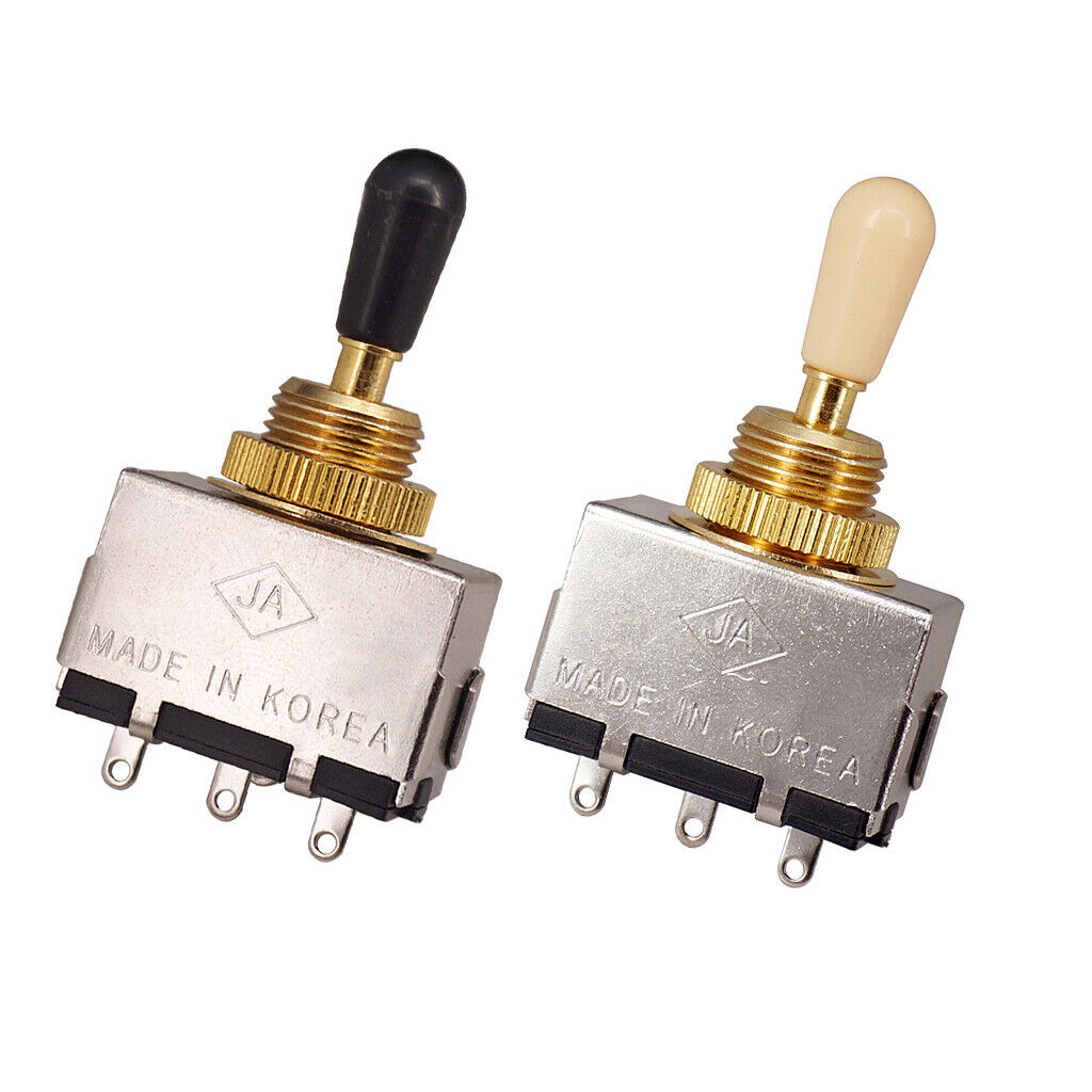 Finest 2Pcs Metal Tone Toggles Switches for LP EPI Style Guitar Accessory