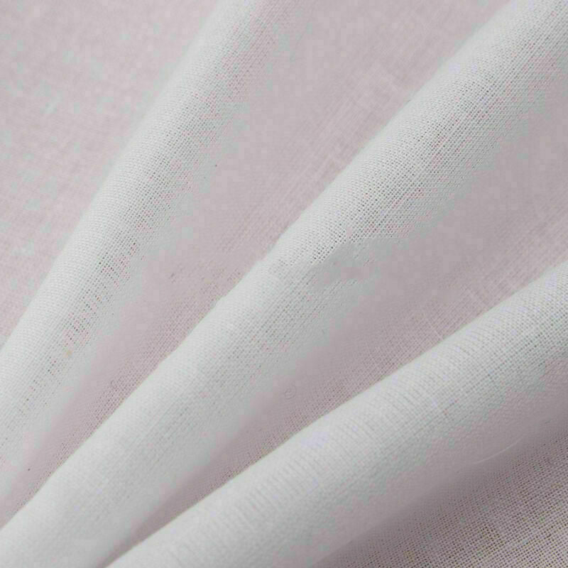 New 12Pcs Men Pocket Plain White Cotton Handkerchiefs Hankies Sweat Face Towel