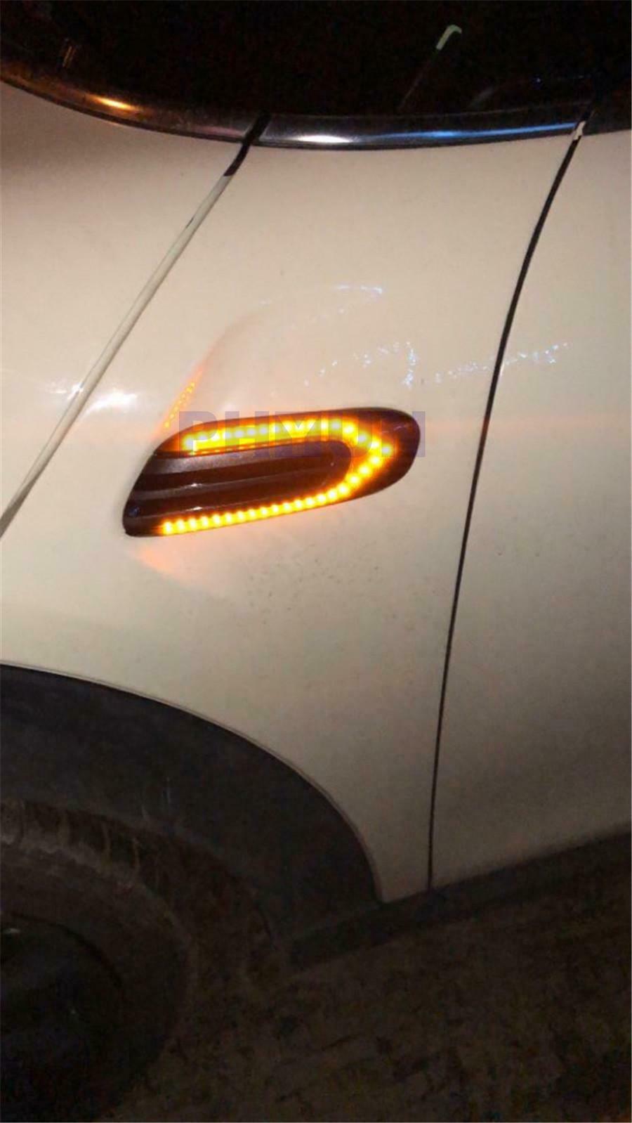 2pcs Car LED Side Indicator Light Dynamic Signal Lamp For BMW Mini Cooper 14-17