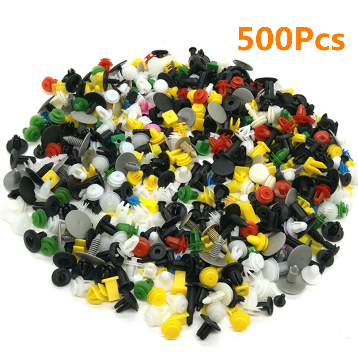 Car Fender Panel Bumper Clutch Assorted Plastic Rivet Fasteners Push Pin 500x