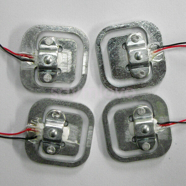 4pcs 50Kg Body Load Cell Weighing Sensor Resistance strain Half-bridge Total