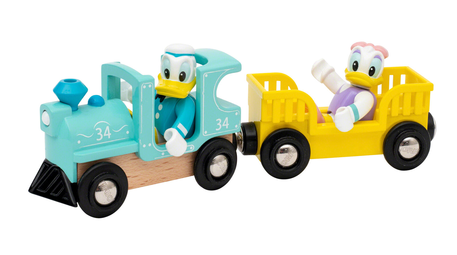 32260 BRIO Disney Donald & Daisy Duck Train Carriage Wooden Railway Age 3 Years+