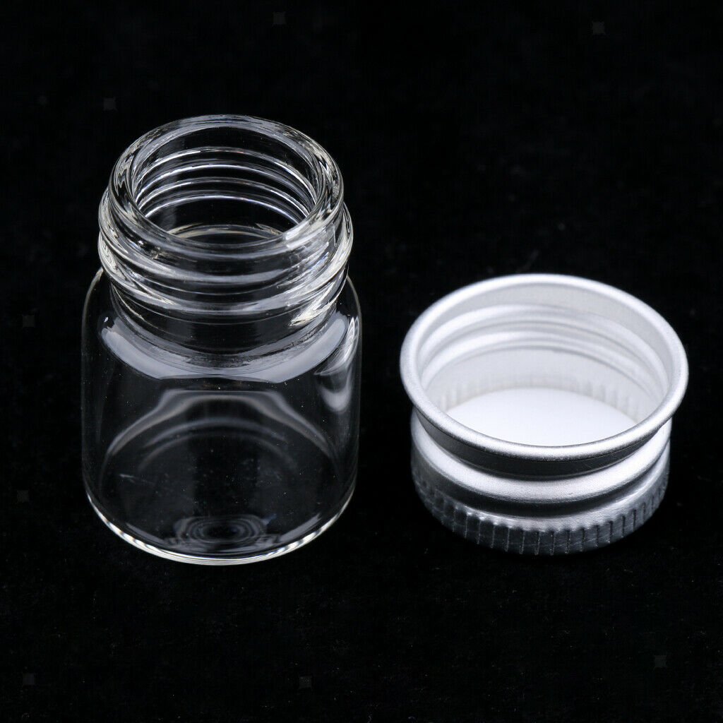 20X Refillable Makeup Sample Containers Empty Round Jar for Cosmetic Travel