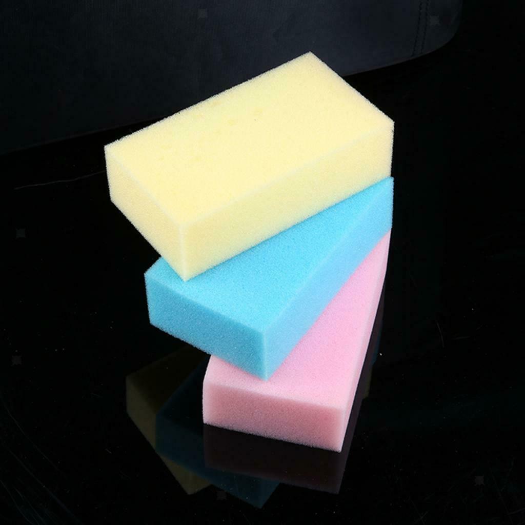 3x Reusable Dense Cleaning Sponge For Hair Cutting Shower Facial House Clean