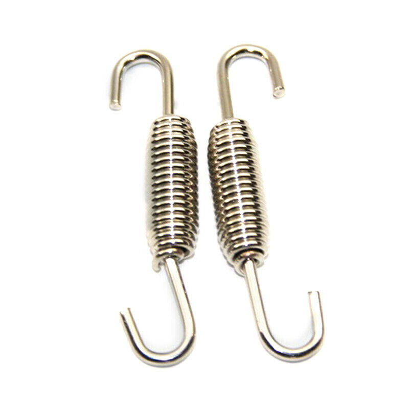 2Pcs Stainless Steel Motorcycle Exhaust System Mounting Springs .l8