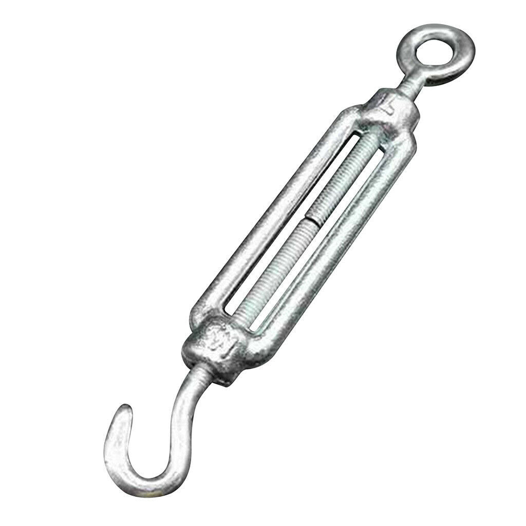 Stainless Steel Hook Eye Turnbuckle Wire Rope Tension Turnbuckle 10mm/0.39''