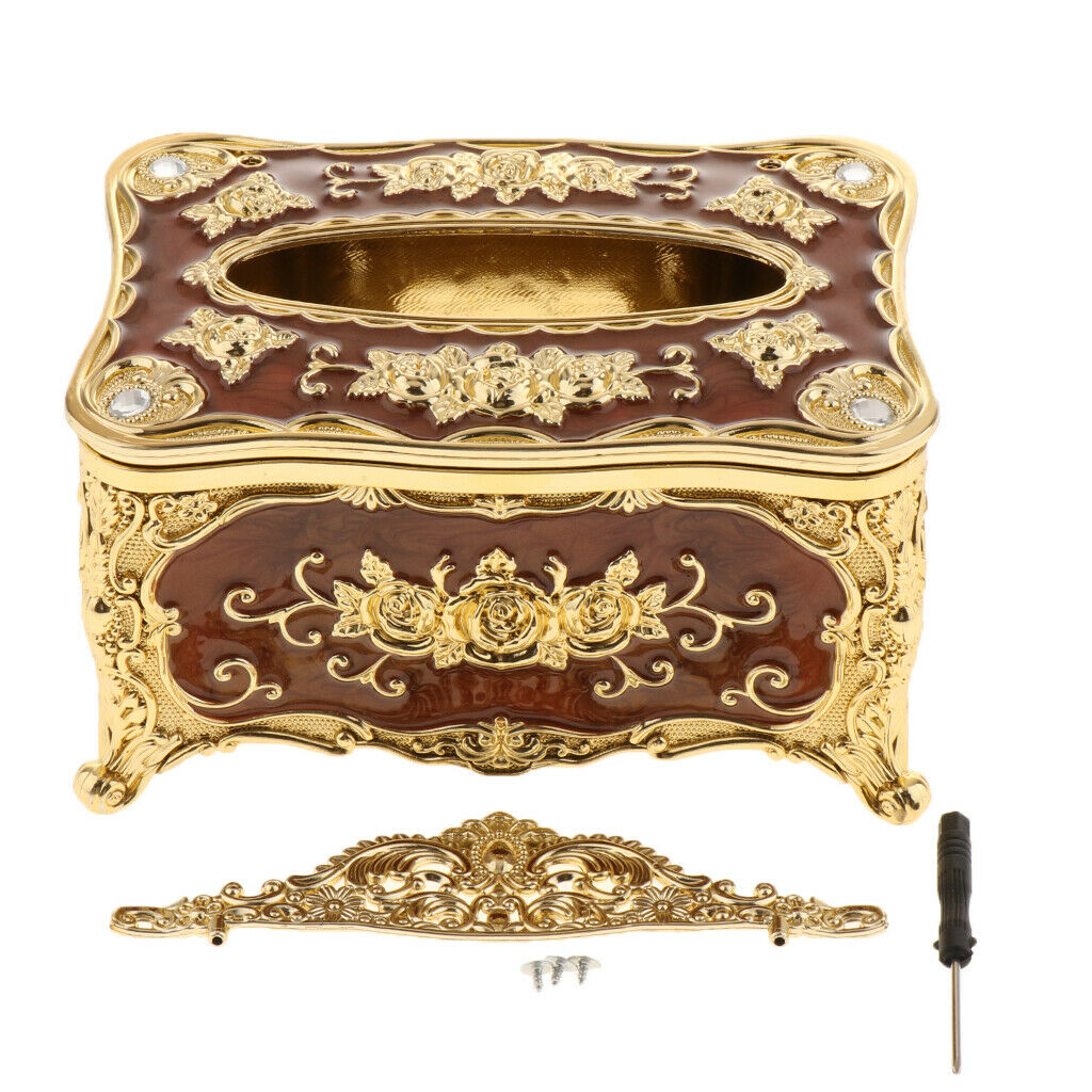 Universal Luxury European Style Acrylic Tissue Box Home Office KTV Hotel Car
