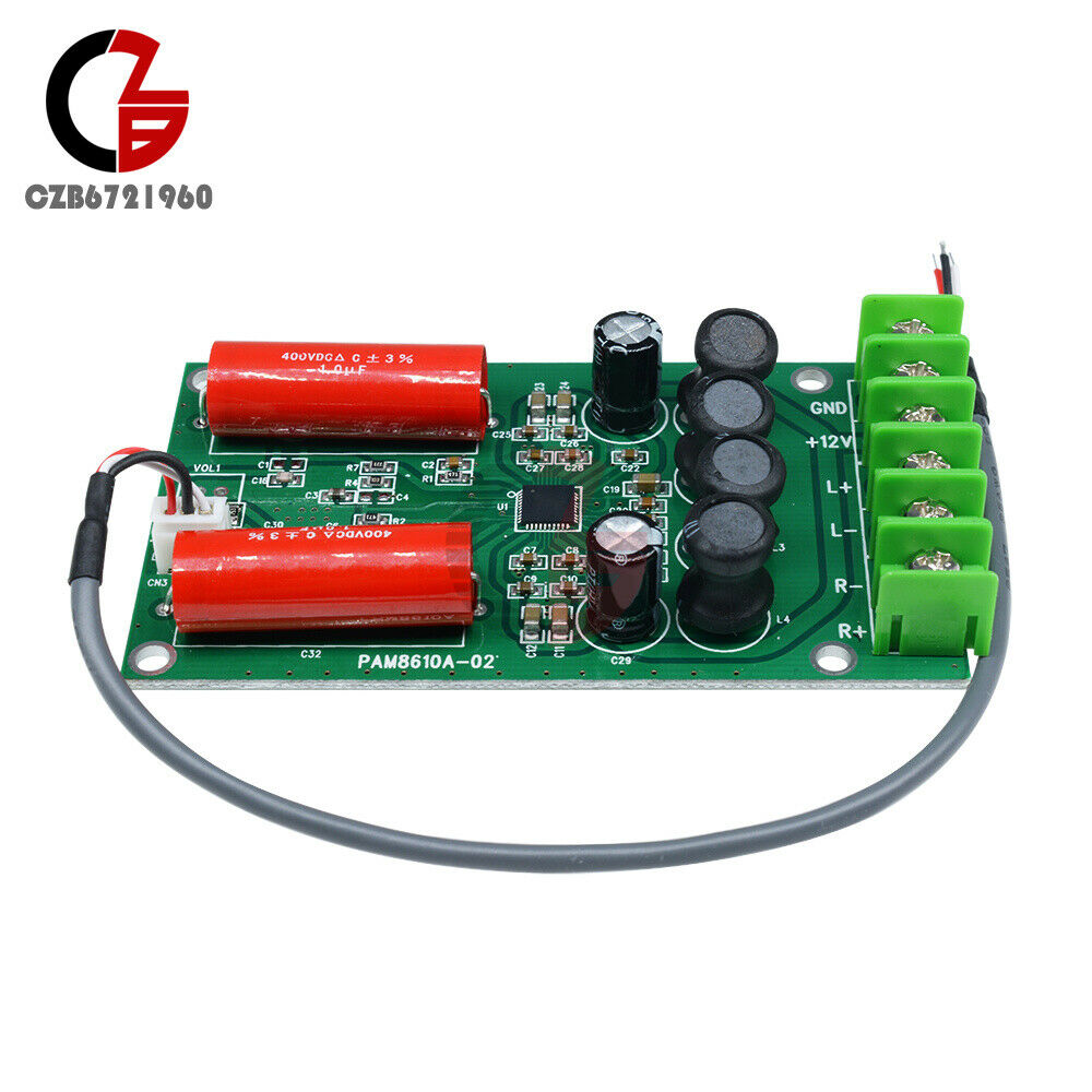 PAM8610 Dual Channel 2x15W Class T Digital HiFi Audio Power Amplifier Board