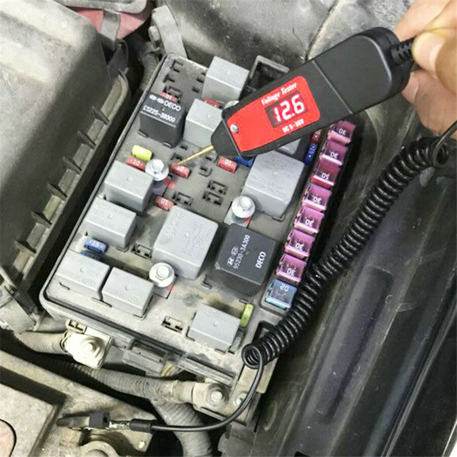 5-36V Car Digital LCD Electric Voltage Tester Light Test Pen Detector Sensor