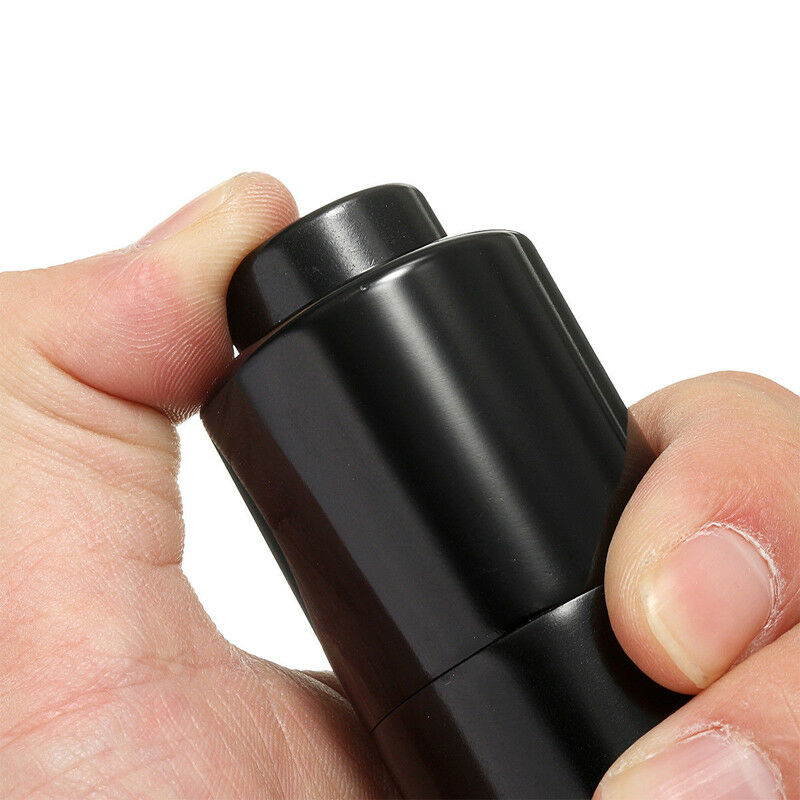 Black Aluminum Universal Car Automatic Gear Stick Shift Knob Shifter Lever Solid