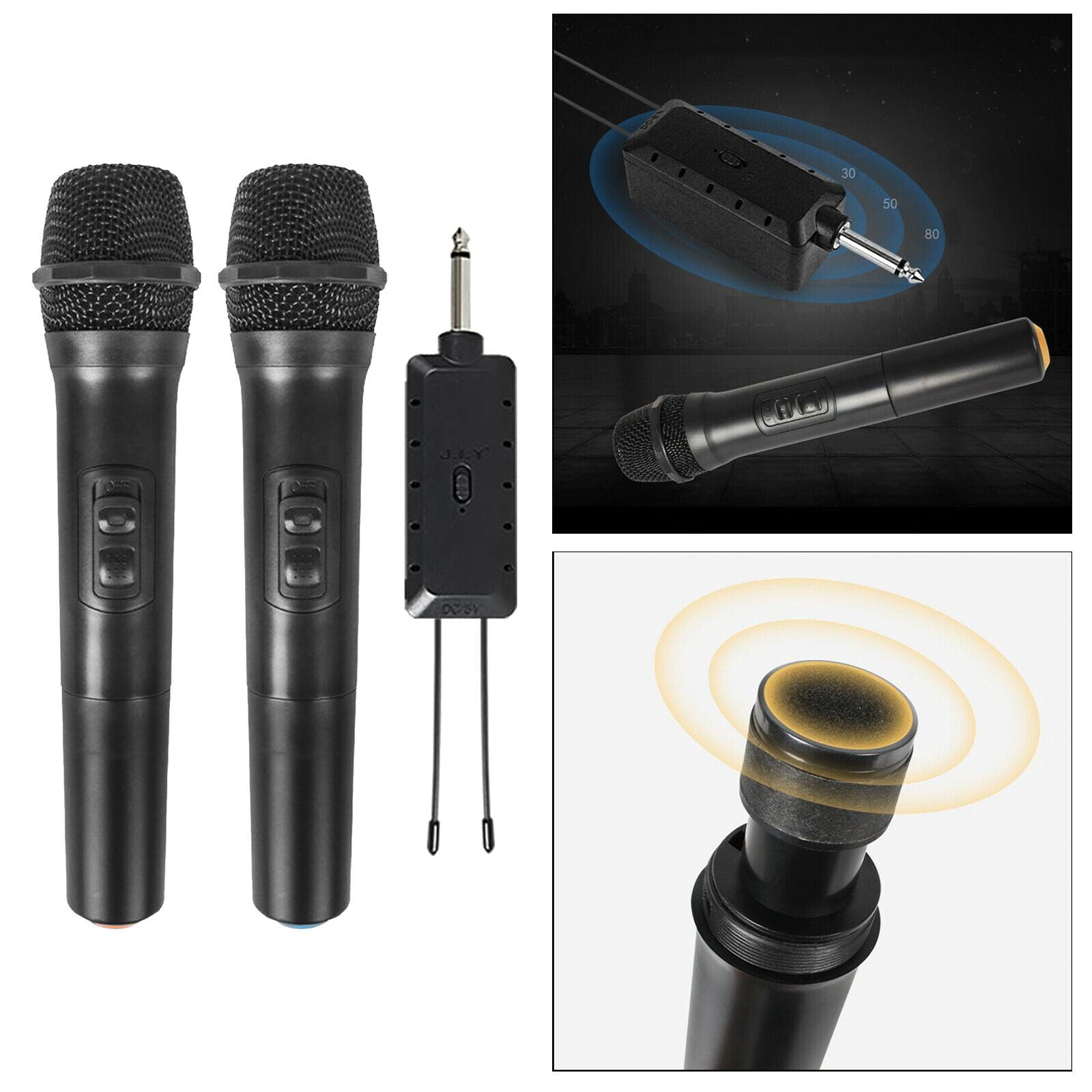Professional Handheld Cordless Microphone for Wedding, Home KTV Karaoke