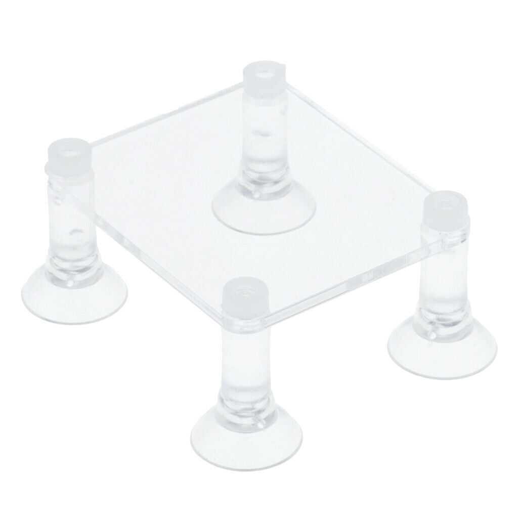 Acrylic Submersible Pump Clear Bracket for Fish Tank Aquarium Pump M
