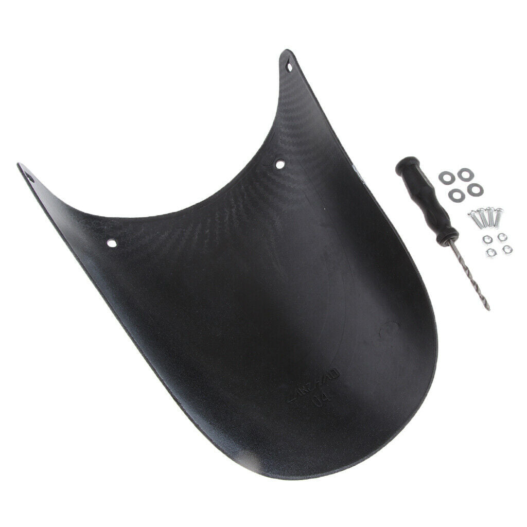 Carbon Fiber Motorcycle Front Fender Extension Extender - Universal Motorbike