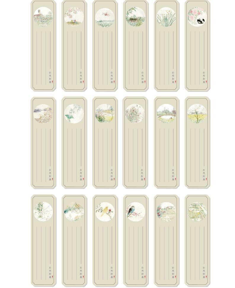 30 sheets/Pack Mixed Chinese style Bookmark Message card Office Supplies
