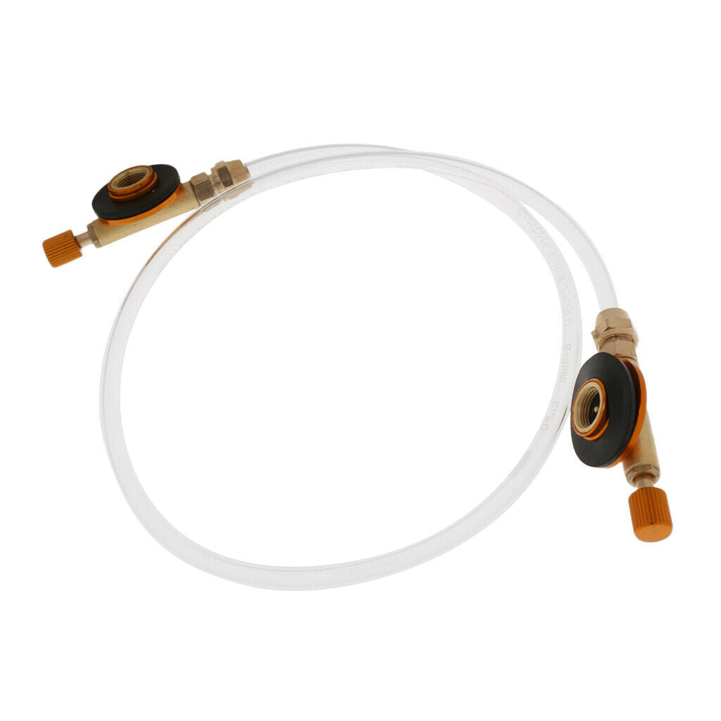 Camping Flat Tank Gas Guide Tube 2 Adjustable Valves Adapter