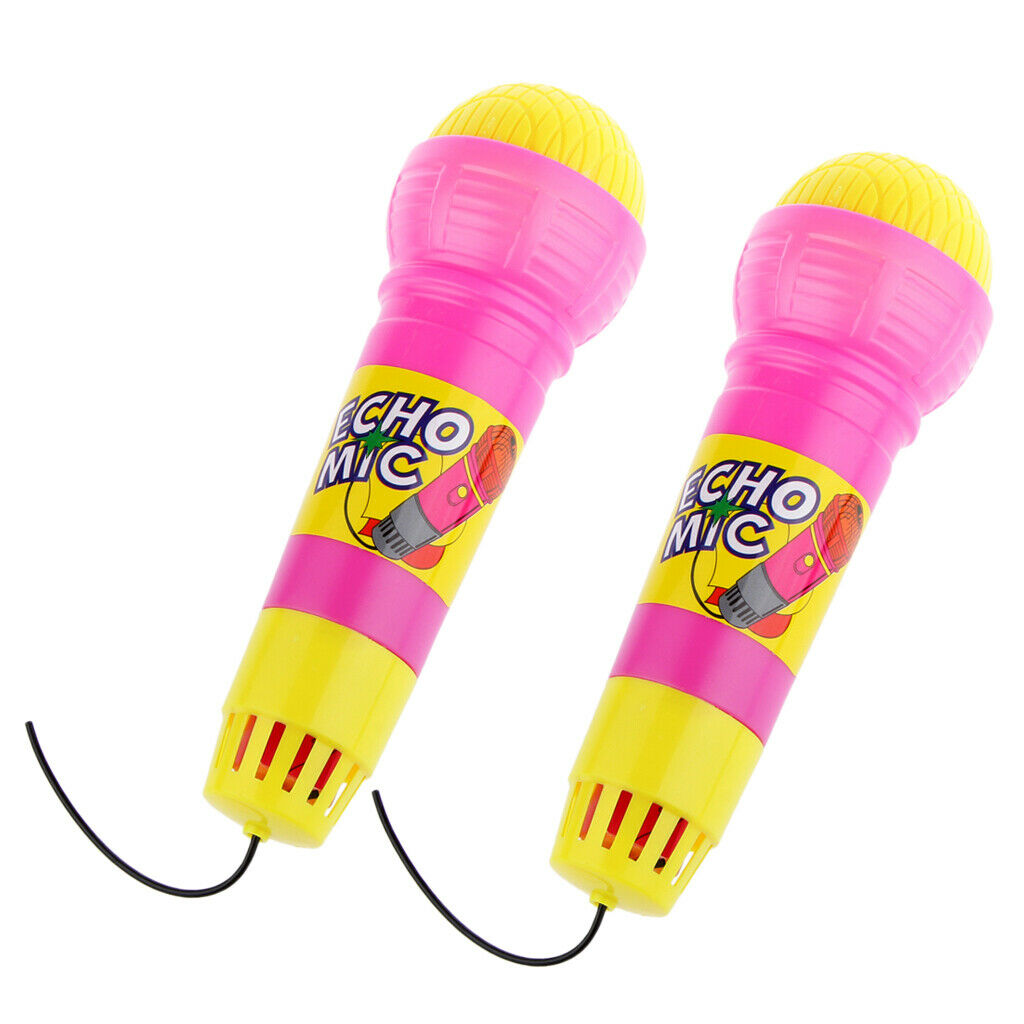 Lot Of 2pcs Microphone Karaoke Music And Sound Toys Musical Singing House