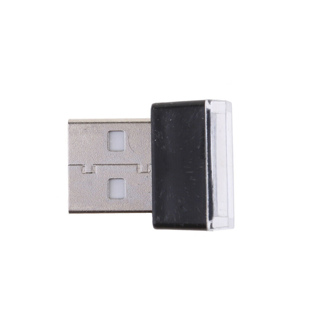 USB LED Car Interior Atmosphere Light Illumination Decoration Light white