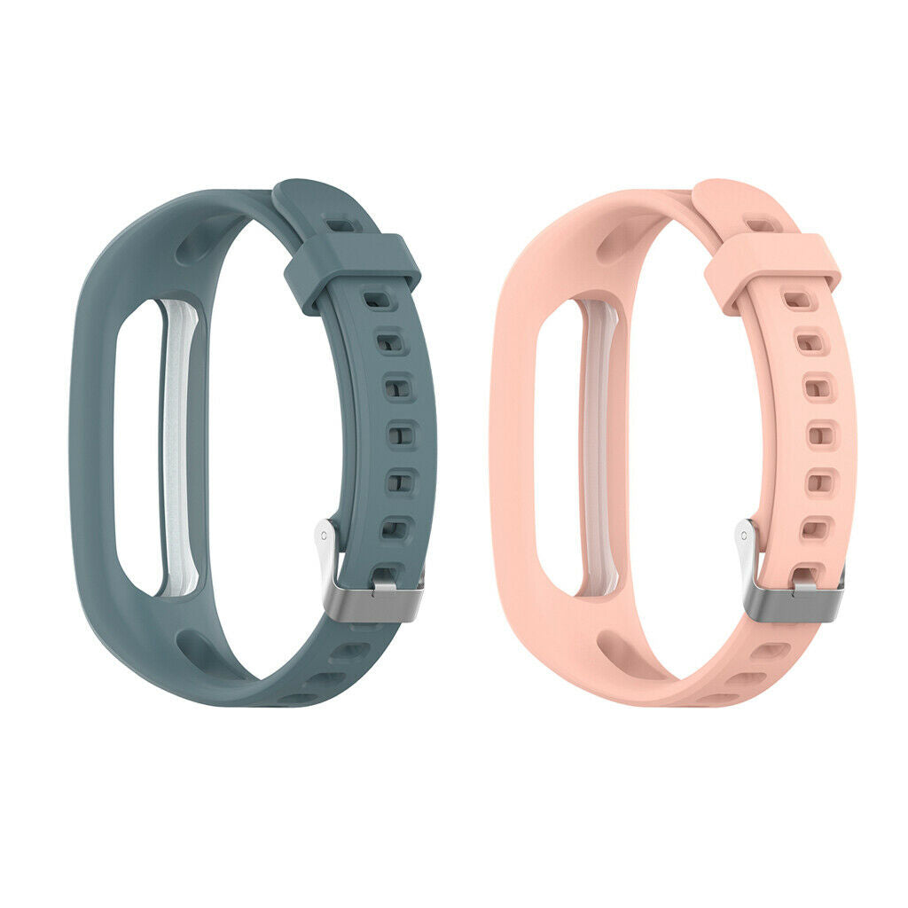 2 Pcs Silicone Strap Band for Honor 4 running Huawei 4e 3e Smart Watch
