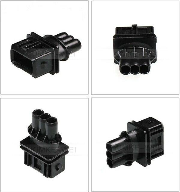 10x AMP JPT 3 Pin Sealed Waterproof 3.5mm Male & Female Kit Plug Connector New