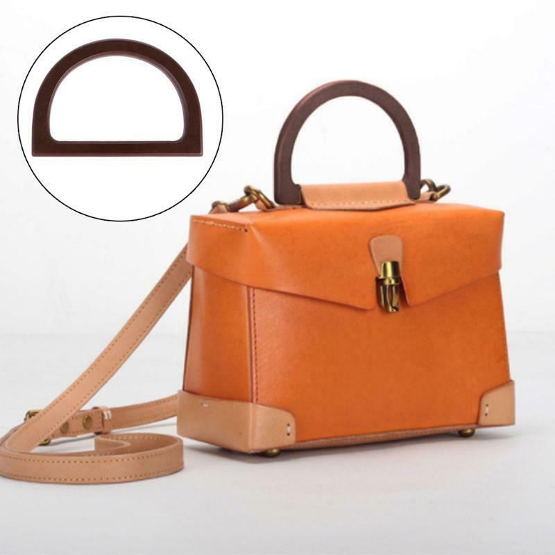 Wooden Handle Replacement DIY Handbag Purse Frame Bag Accessories