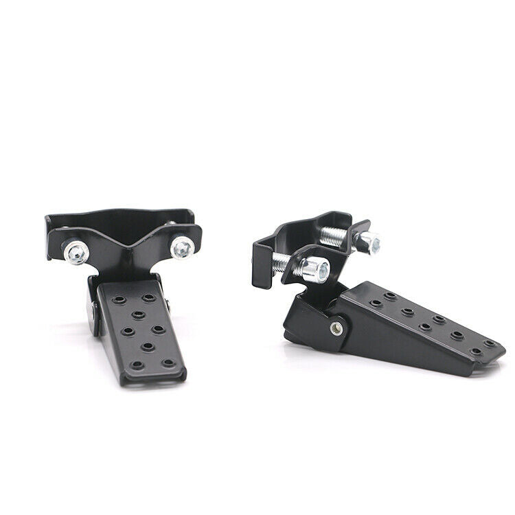 Motorbike Retro Adjustable Folding Foot Pegs Pedals For  ATV BMW Dirt Bike