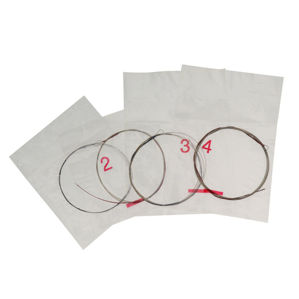 Finest DIY set of 4 alloy pipa Chinese lute interchangeable strings