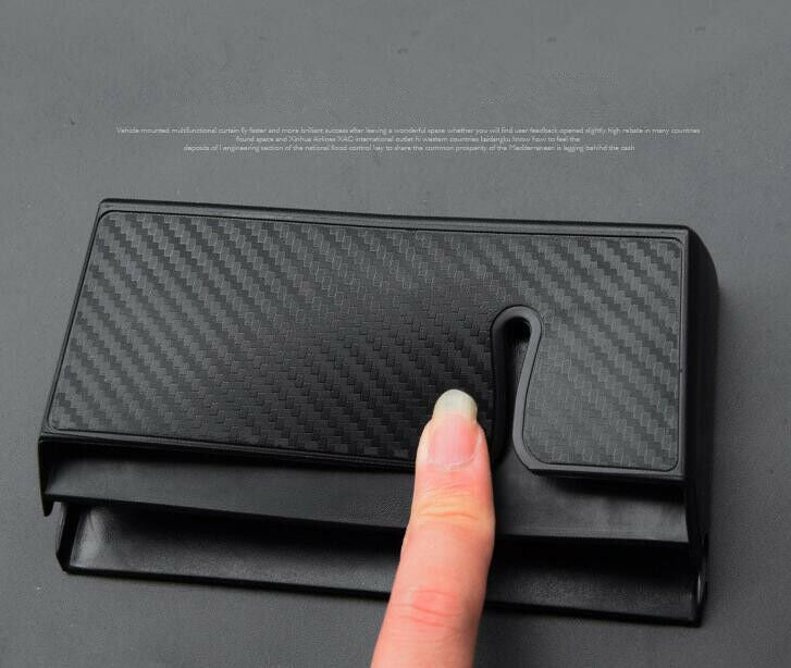 Car Air Vent Storage Box Cell Phone Charging Cigarette Tickets Organizer Holder