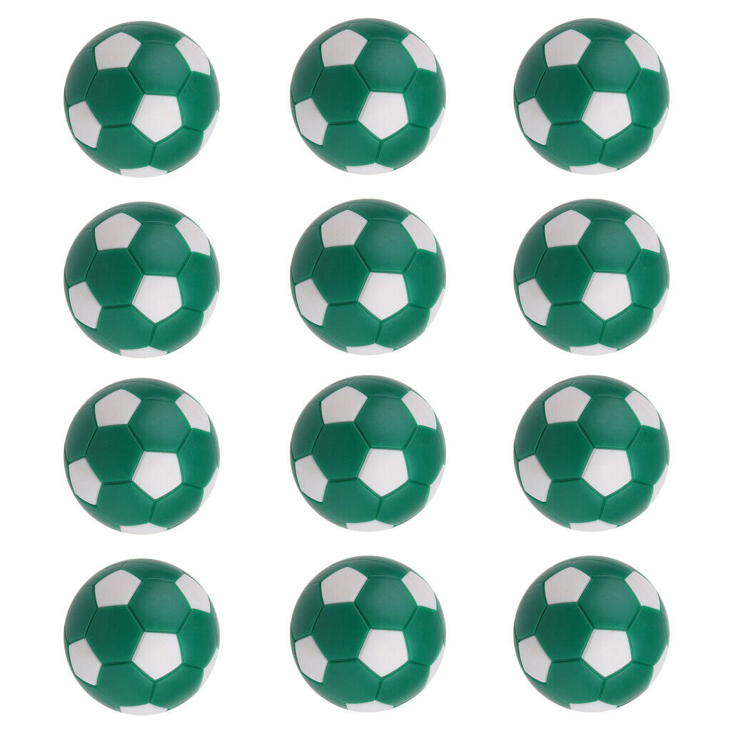 Foosball Machine Plastic Accessories Table Football Balls 36mm, Green
