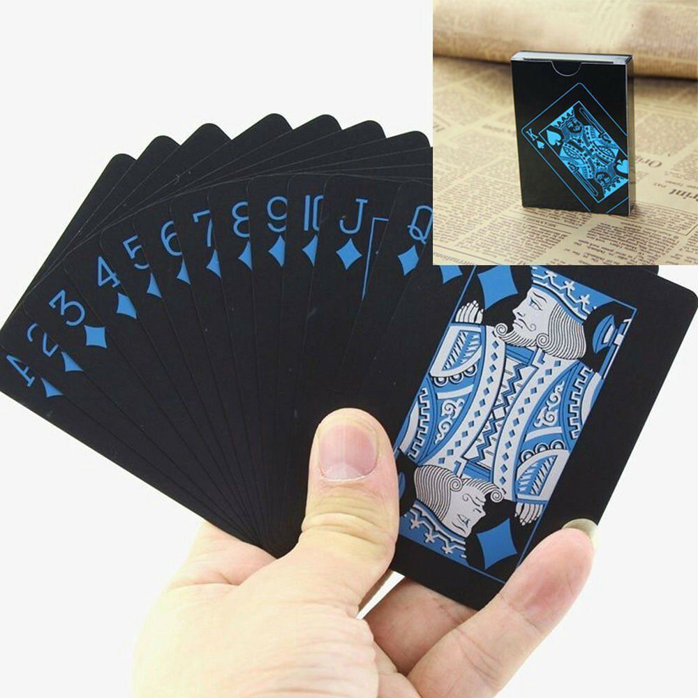 1 Pack Playing Cards Collection Plastic Decks Card Games Deck Waterproof Newly