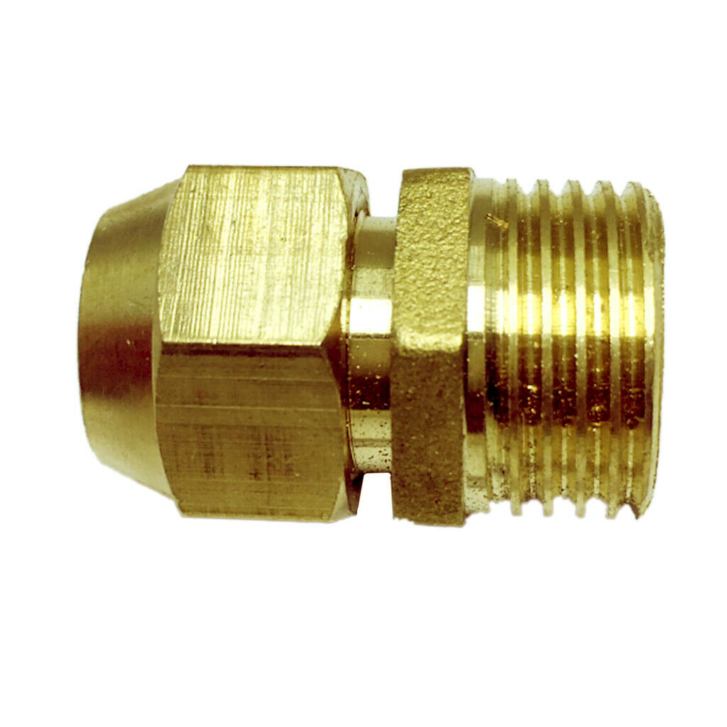 Brass 1/2" Male Adapter Connector Thread Fittings Tube Fitting Ï†12mm