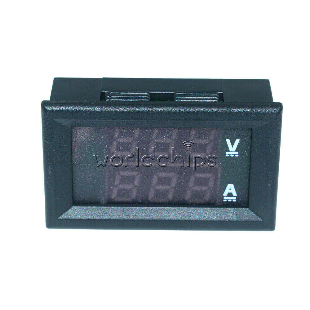 Digital DC 0-100V 10A Voltmeter Ammeter Voltage AMP Power Blue & Green Dual LED