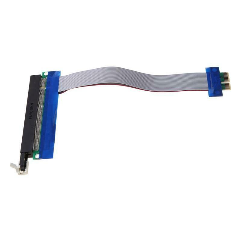 Flexible Flat Cable PCIe PCI Express 1x To 16x Extender Riser FFC PCI-E 1x-16x