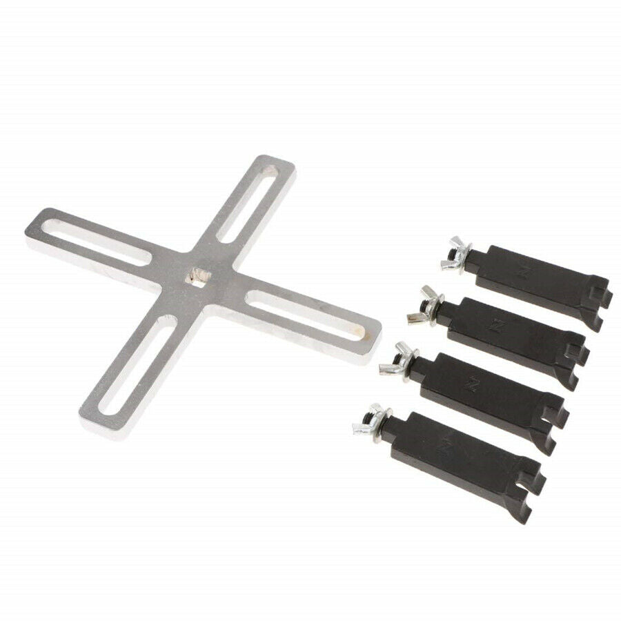 Car Oil Fuel Pump Lid Tank Cap Remover Spanner Tool kit 4-jaw Wrench Adjustable