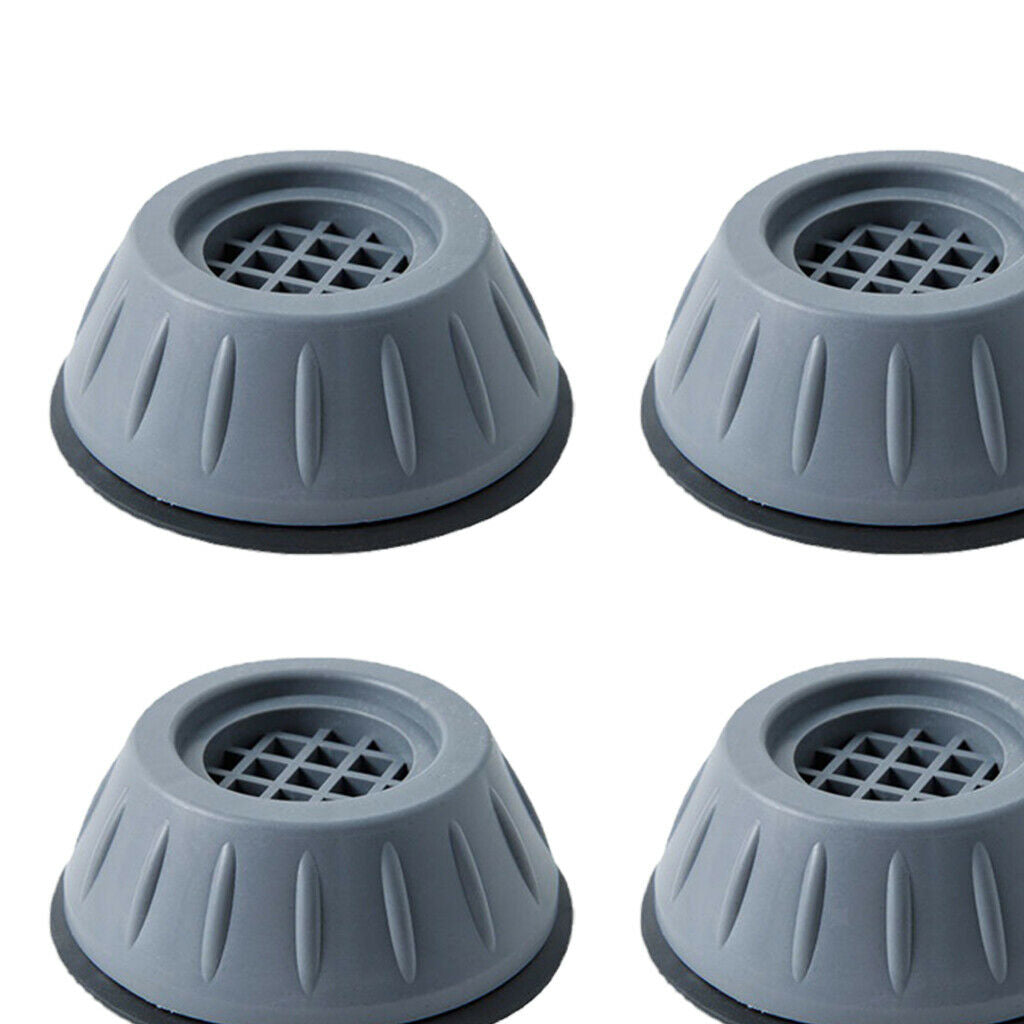 4x Anti Vibration Pads Prevent Noise Shock Absorbing Washer Dryer Feet Pad