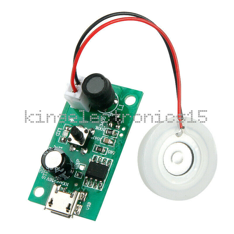 USB Mini Humidifier Mist Maker Driver Circuit Board Fogger Atomization Film NEW