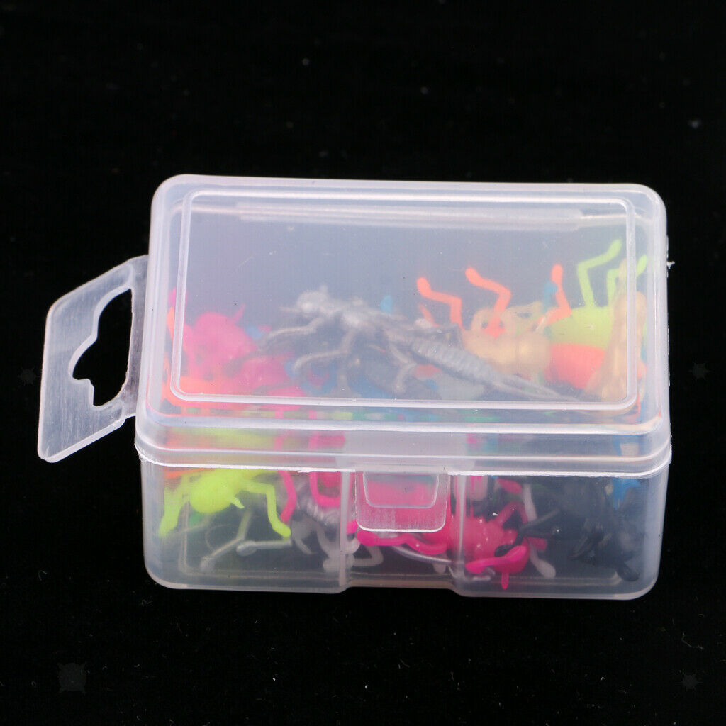 20pcs 1.4'' Rubber Stonefly Fishing Lure Insect Lure Nymph Bait Mayfly Flies