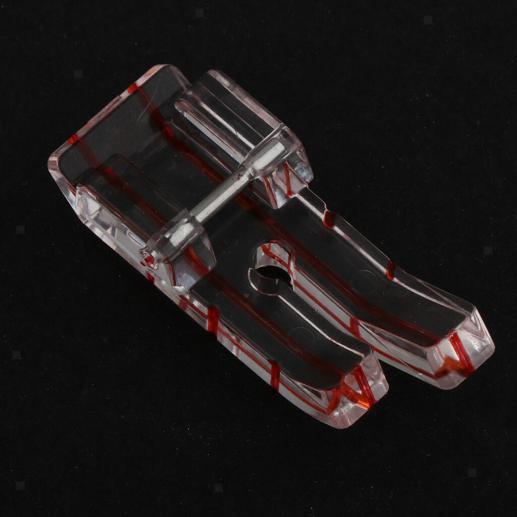 Durable Clear View 1/4 Inch Guide Foot Straight Stitch Presser Foot 35x15mm