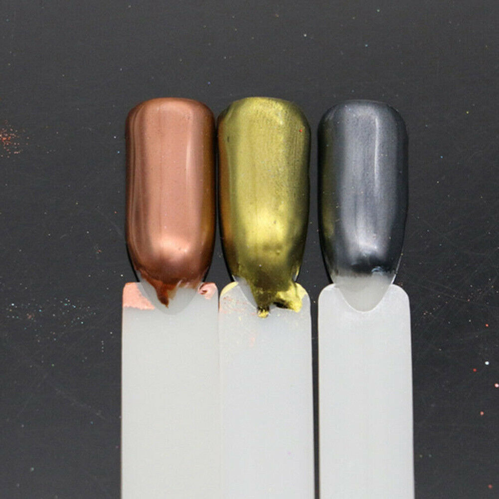 Nail Glitter Powder Polish Mirror Effect Pigment Nail Art Decoration 2g Supplies