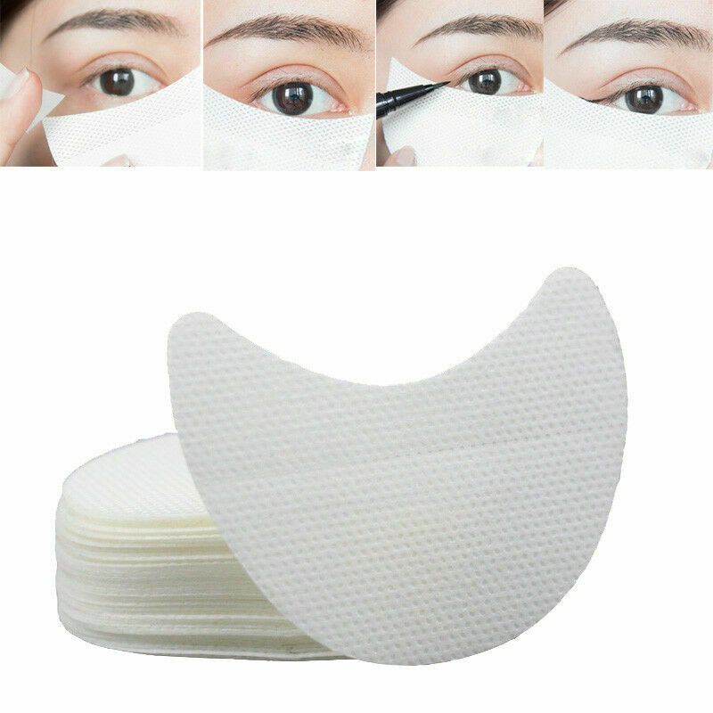 100Pcs Eyelash Pad Under Eye Shadow Eye Stickers Makeup Eyeliner Shields Patches
