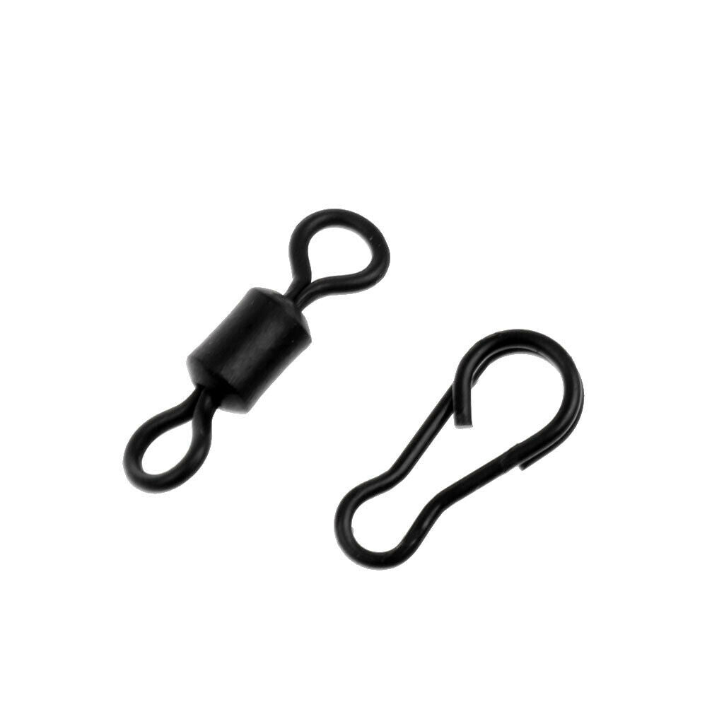 151x Carp Fishing Accessory Tackle Anti  Sleeves Safety Tail Clips Set