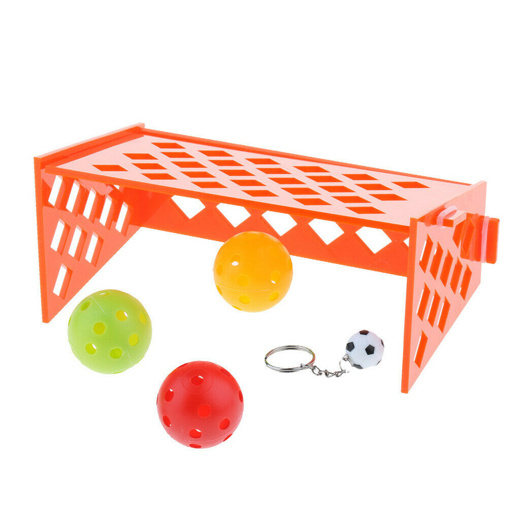 Parakeet Parrot Training Toys Parakeet Cockatoo Mini Soccer Play for Fun