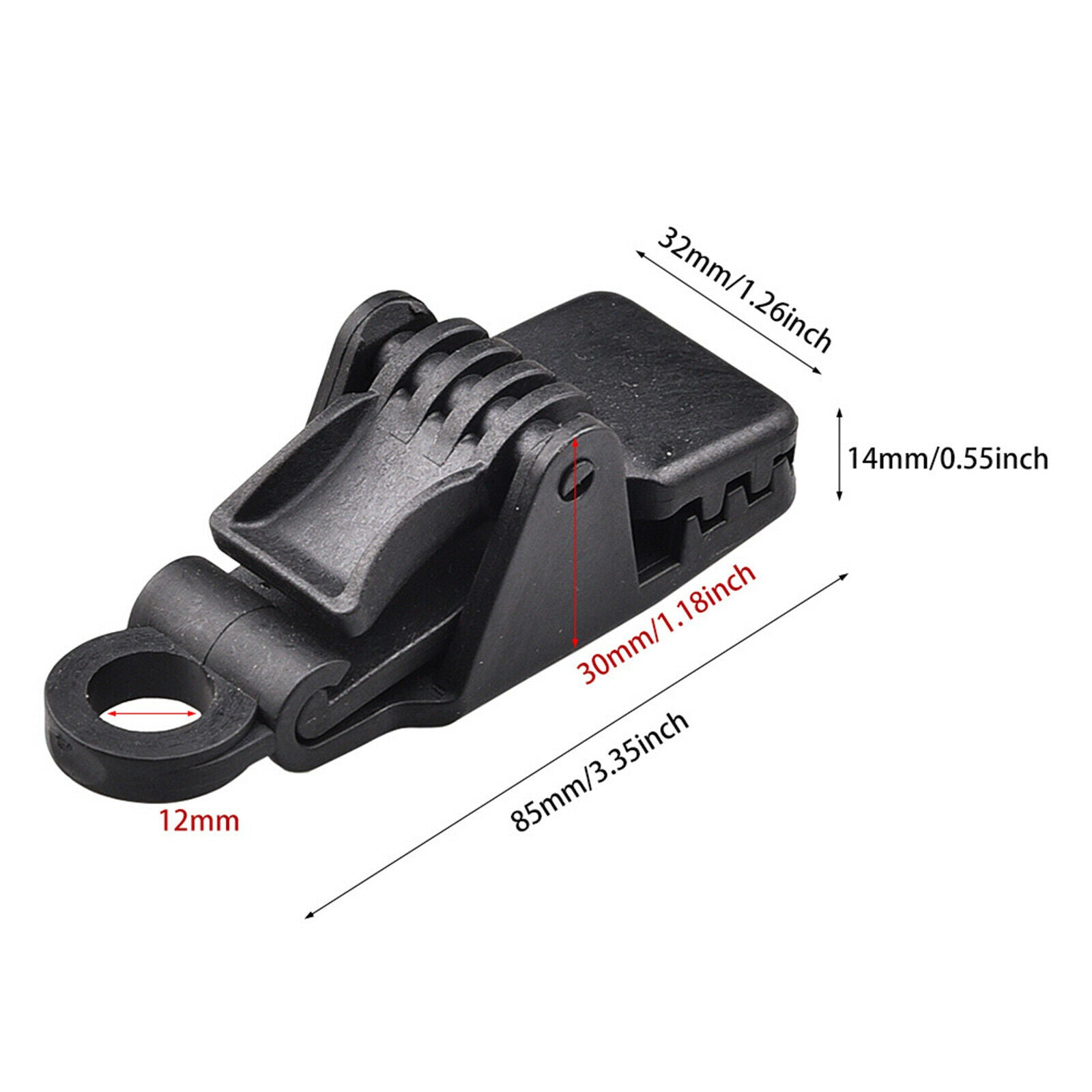 8Pcs Reusable Tarp Clips Awning Canopy Clamp Tent Snaps Camping Car Cover