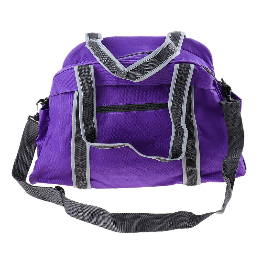Yoga Mat Tote Duffel Bag Travel Clothes Organnizer Shoulder Bag Purple