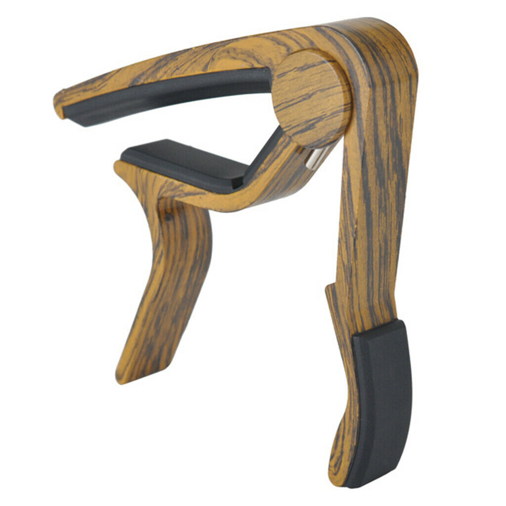Acoustic Folk Guitars Capo Tuner   Quick Change Clamp Key Sapele