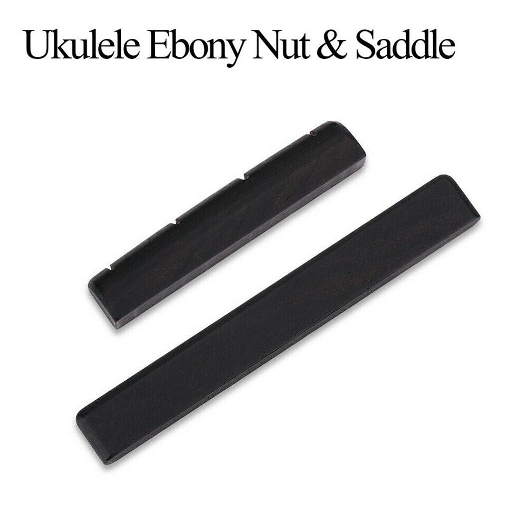Ukulele Bridge Saddle Guitar String Saddle And Nut for 4 String Ukuleles