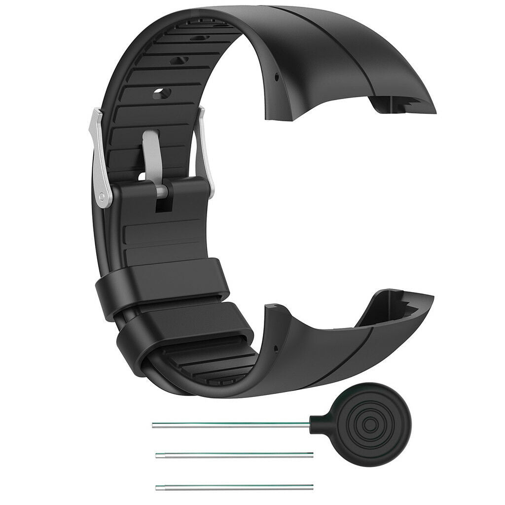 Silicone Wrist Band Replacement Strap for Polar   M430 Smart Watch Black