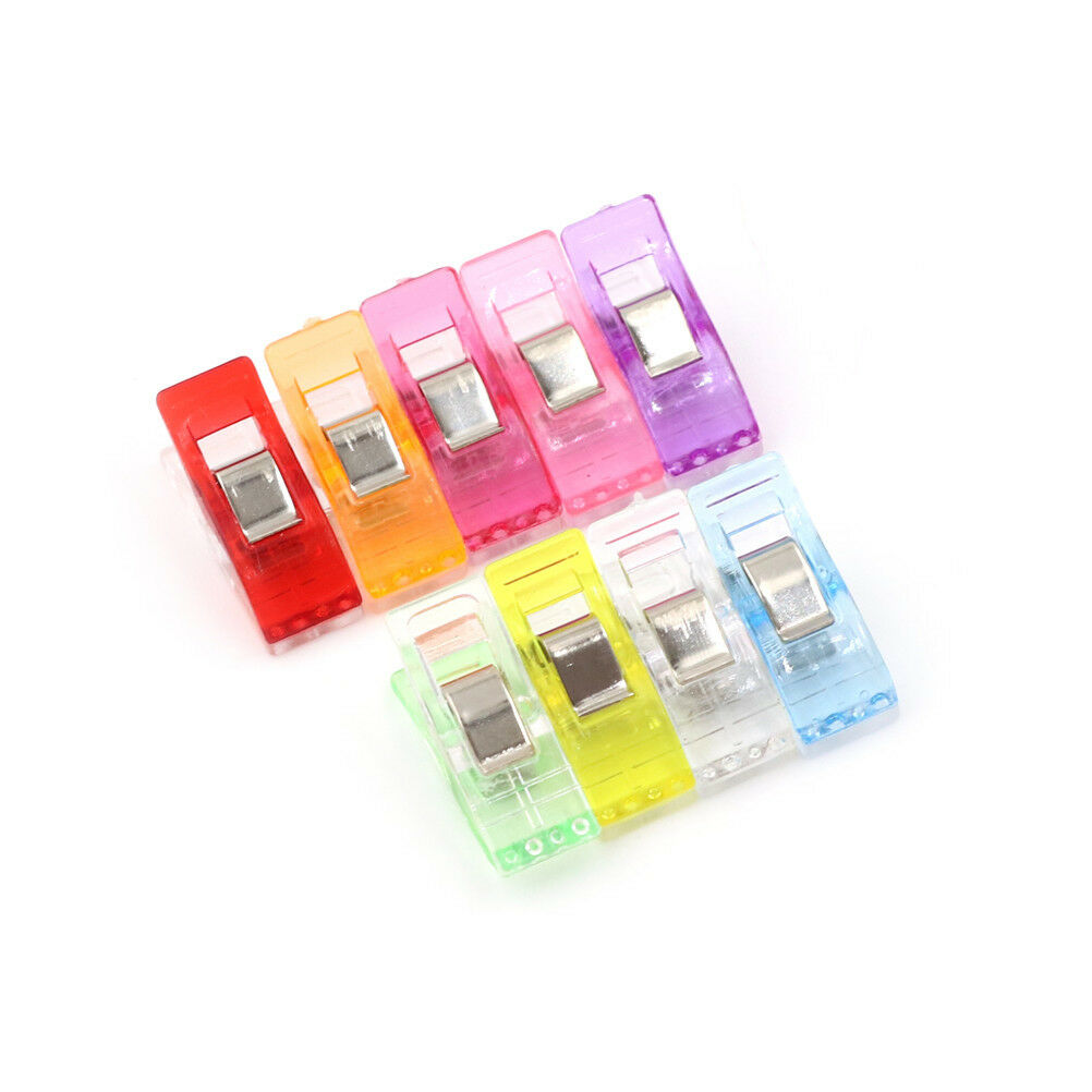 20PCs Plastic Clip Clamps For Patchwork Sewing Quilt Clip Tools Food Bag Clip Tt