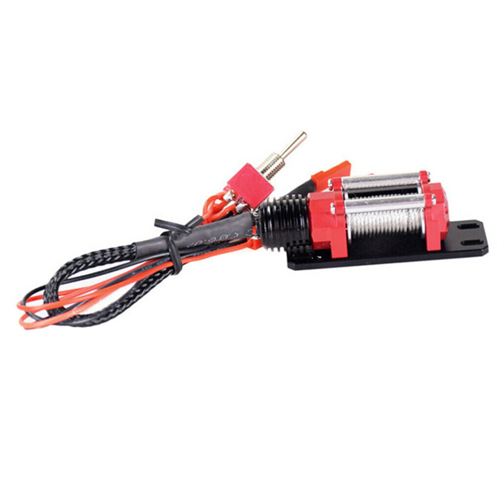 RC Crawler Steel Automatic Winch for SCX10 D90 D110 TF2 TRX4 1/10 RC Crawler